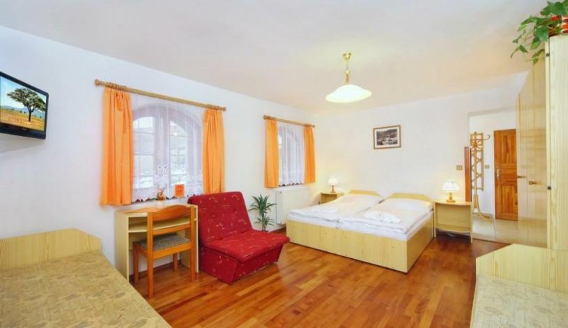 Pension Happy Superior Špindlerův Mlýn - Terasový apartmán (2 dospělí + 2 děti do 18 let), Rodinný pokoj (2 dospělí + 1 dítě do 18 let)